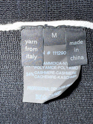 Derek Lam Asymmetrical Windowpane Knit Top - Size Medium