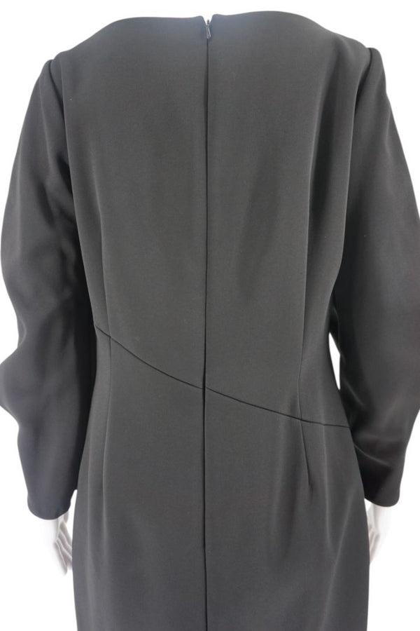 Pamella Roland Gold Button Cuff Shift Dress - Large