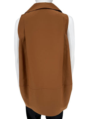 CO Sleeveless Rust Popover Tunic – Size XS