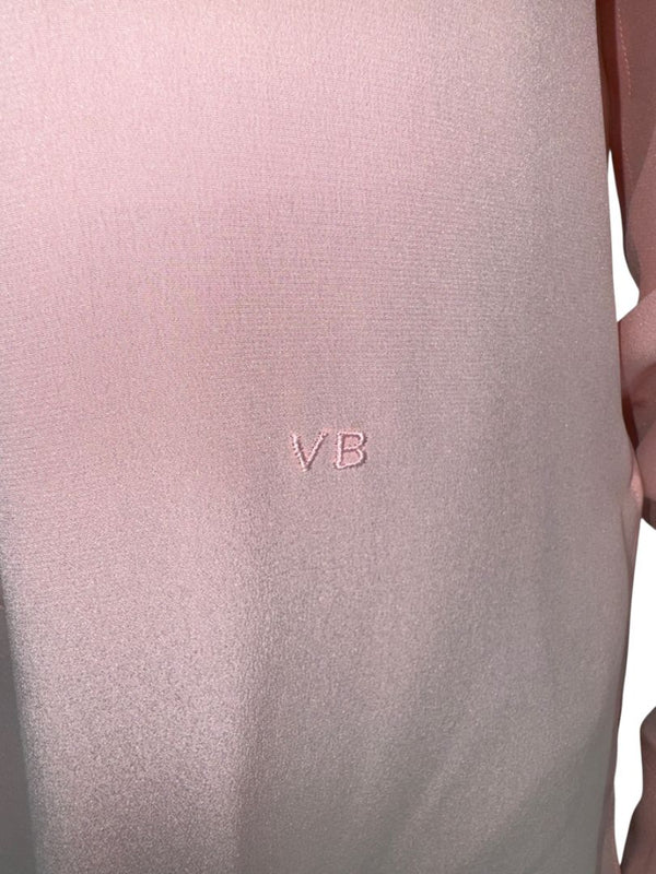 Victoria Beckham Rose Pink Silk Blouse – Size US 10 / UK 14