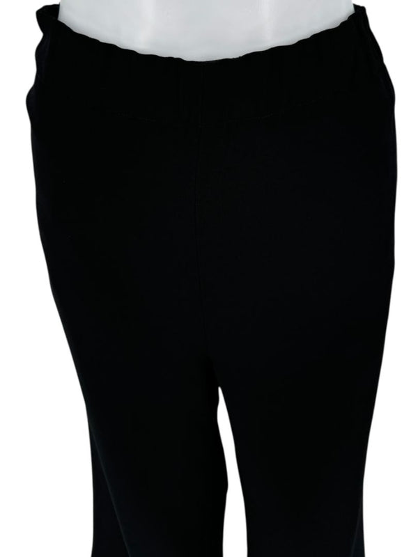 Gucci Black Viscose Wide-Leg Cropped Pants – Size 42