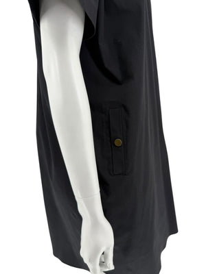 Michael Kors Collection Black Poplin Shirt Dress – Size XS