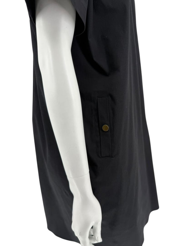 Michael Kors Collection Black Poplin Shirt Dress – Size XS