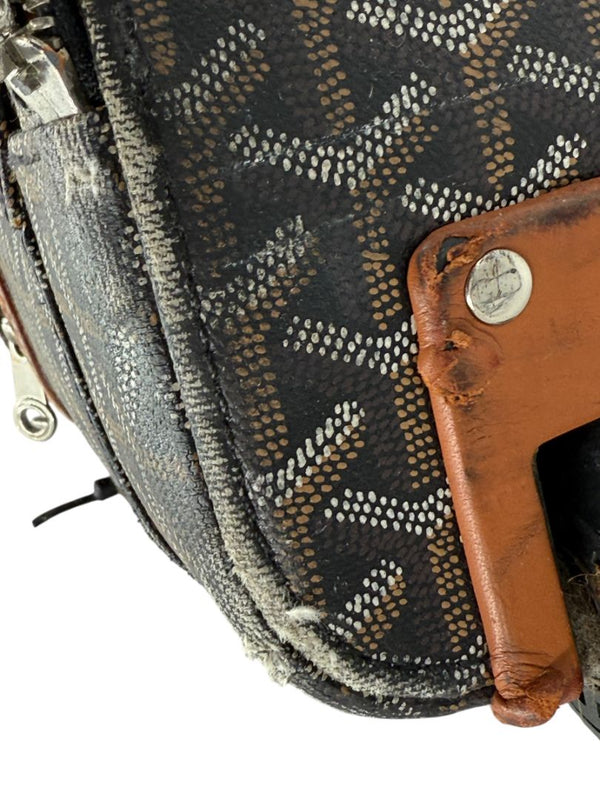 Goyard Goyardine Canvas Large Rolling Suitcase – 25.6" x 19.7" x 9.8"