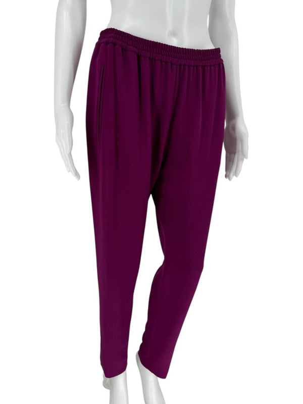Stella McCartney Plum Knit Pullover & Pant Lounge Set – Size IT 42