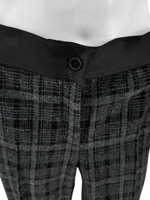 A-K-R-I-S Punto Charcoal Glen Plaid Blazer & Pants Set – Size 10