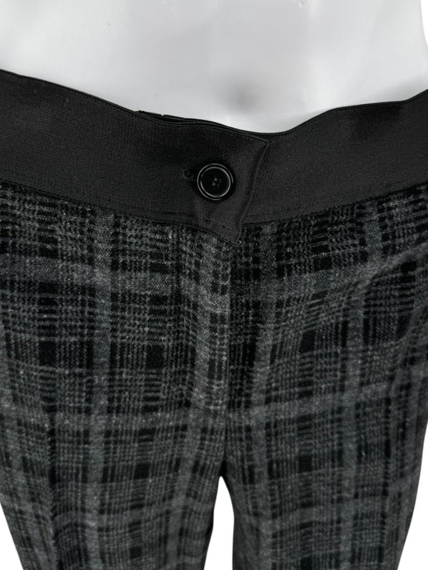 A-K-R-I-S Punto Charcoal Glen Plaid Blazer & Pants Set – Size 10