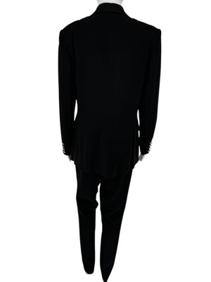 Ralph Lauren Purple Label Black Wool Pant Suit – Size 12