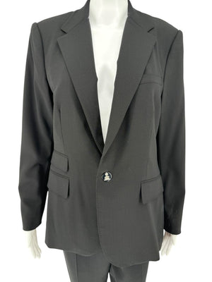 Ralph Lauren Purple Label Black Wool Pant Suit – Size 12