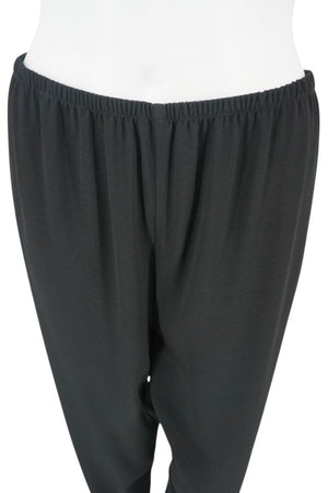 Peter Cohen Black Sleeveless Tunic & Tapered Pants Set – Top Size M, Pants Size L