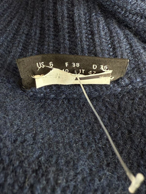 Akris Indigo Cashmere Twinset – Size 8