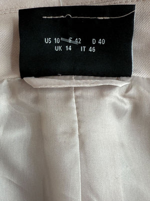 Akris Miles Blazer in Lily Pink Virgin Wool, Size 10 (IT 46) – NWT