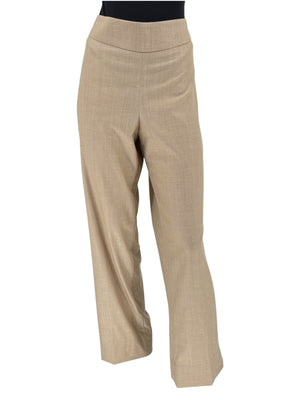 Escada Beige Wool-Silk Blend Two-Piece Suit – Size 42 (Blazer & Pants)