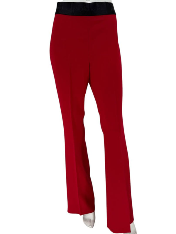 Pamella Roland Red Open Front Blazer & Trouser Set – Large