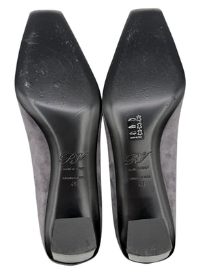 Roger Vivier “Belle Vivier” Grey Suede Pumps – Size 41
