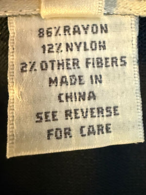 Oscar de la Renta Black Knit Sleeveless Tunic – Size L