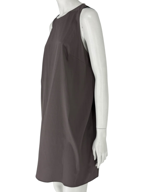 Pamella Roland Charcoal Gray Silk Slip - XL