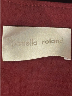 Pamella Roland Red Tailored Dress &amp; Jacket Set – L