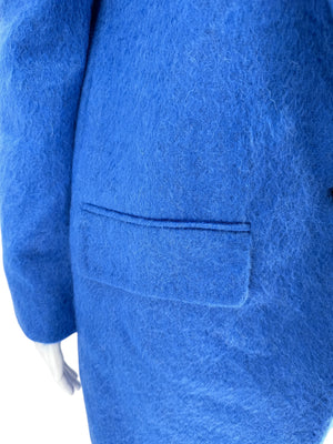 Max Mara Mohair Cobalt Blue Blazer New w/ Tags - Size 6