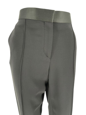 Céline Black Satin Trim Trousers - NWT - Size 42