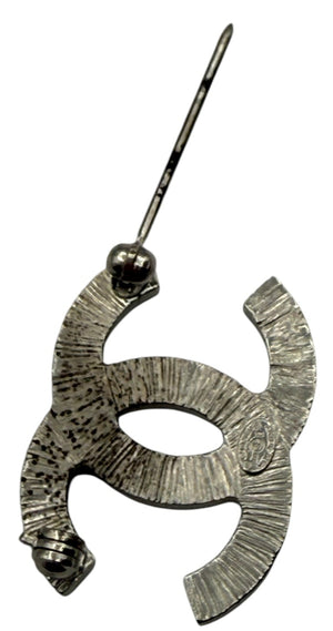 Chanel Crystal CC Brooch