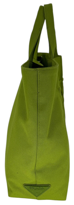 Prada Lime Green Large Tote