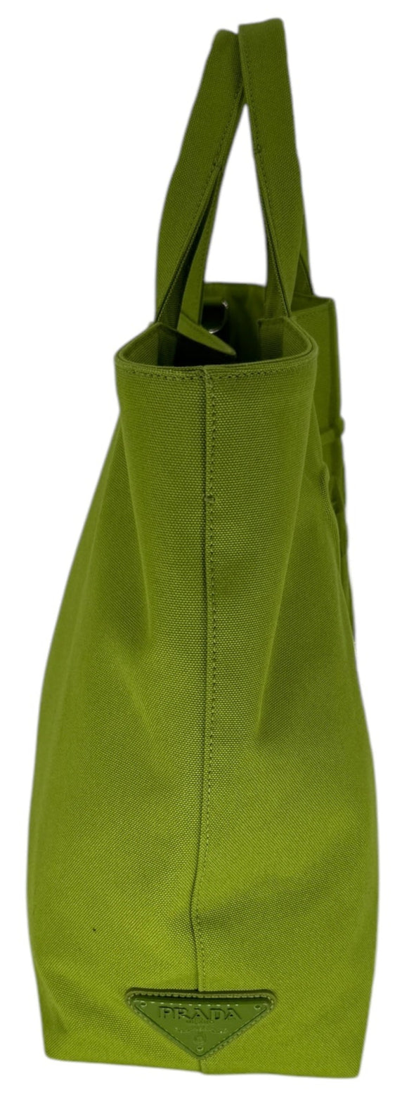 Prada Lime Green Large Tote