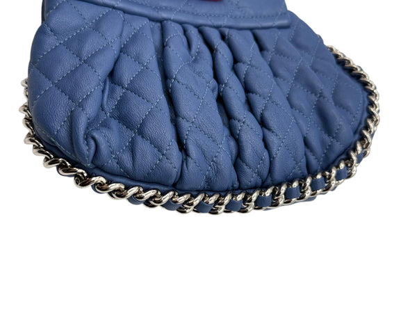 Chanel Cruise 2012 Chain Around Small Crossbody Bag - Blue