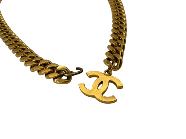 Chanel 24K Gold-Plated Chain Segment with CC Charm – Multi-Wear Accessory