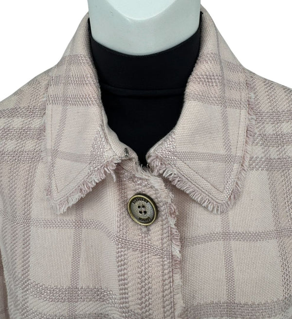 Burberry Plaid Print Blazer NWT - Size 10