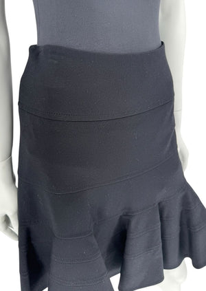 Akris Punto Ruffle Embellishment Knee-Length Skirt - Size 8
