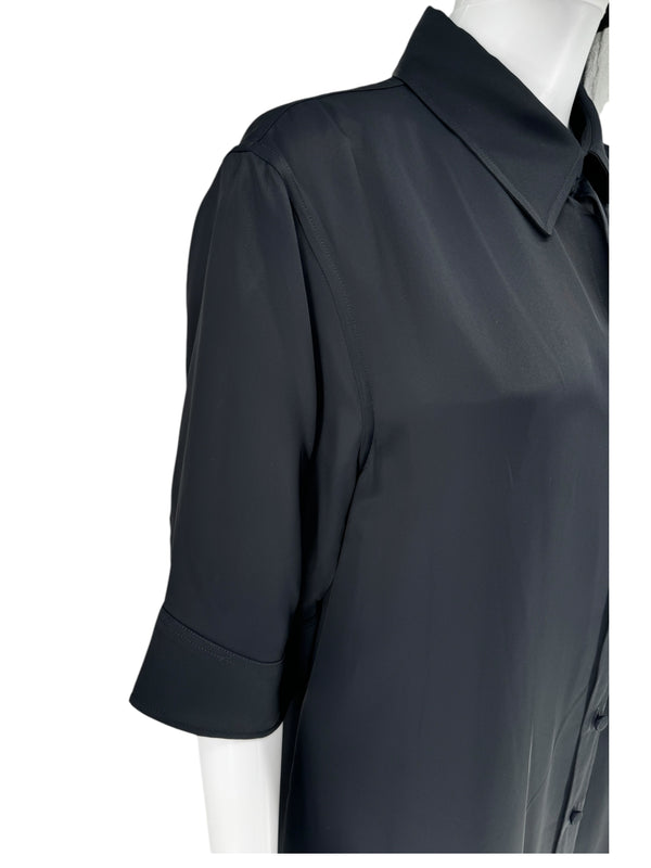 Jil Sander - Shirt Dress in Black NWT - Size 42