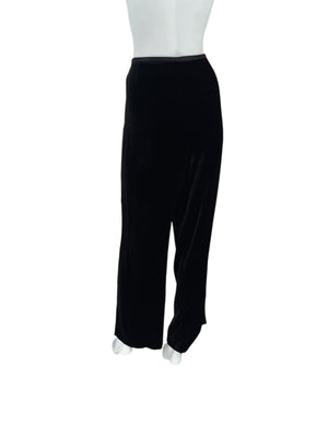 Armani Collezioni Black Velvet Pantsuit – IT 48 / US 12
