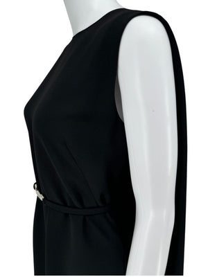 Ralph Lauren Purple Label Cape-Back Midi Dress - Size 12 NWT