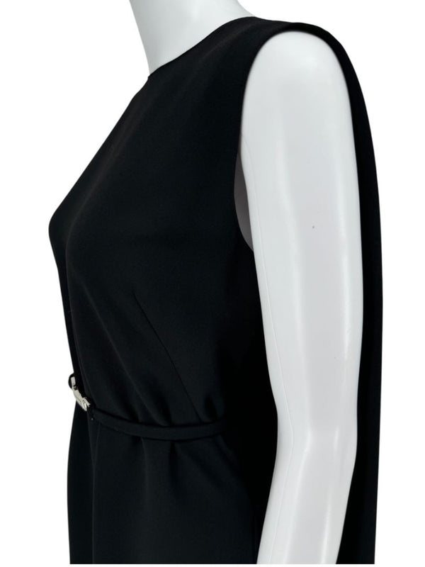 Ralph Lauren Purple Label Cape-Back Midi Dress - Size 12 NWT