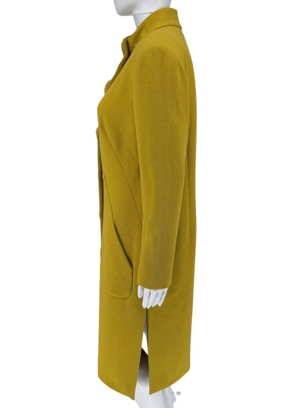 Pamella Roland Embellished Button Longline Jacket