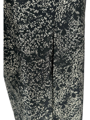 Pamella Roland Metallic Jacquard Sleeveless Dress with Beaded Neckline