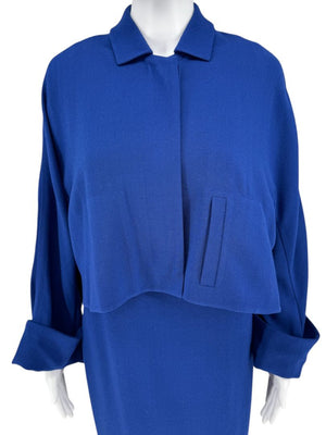 Akris Single-Breasted Blazer Jacket - Size 8