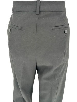Sportmax High-Waisted Wool Trousers - Size 14