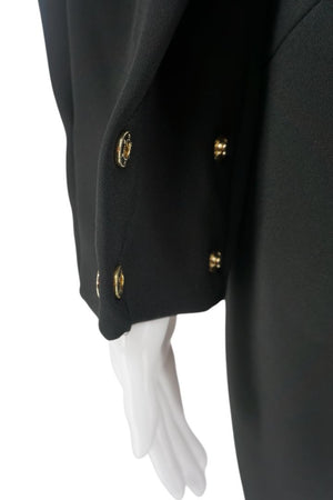 Pamella Roland Gold Button Cuff Shift Dress - Large