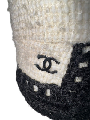 Chanel Fall 2000 Iconic Runway Coat/Dress with Patent Belt - Size 42