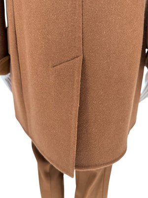 A-K-R-I-S- Camel Wool-Cashmere Blazer & Tapered Pant Suit – Size 10