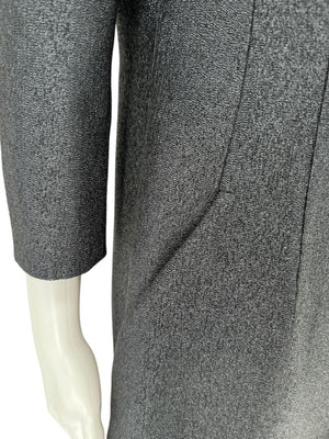 Akris for Bergdorf Goodman Shimmering Metallic Coat Dress – US 12 / FR 44 / DE 42