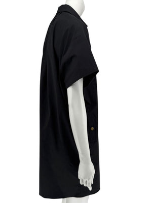 Michael Kors Collection Black Poplin Shirt Dress – Size XS