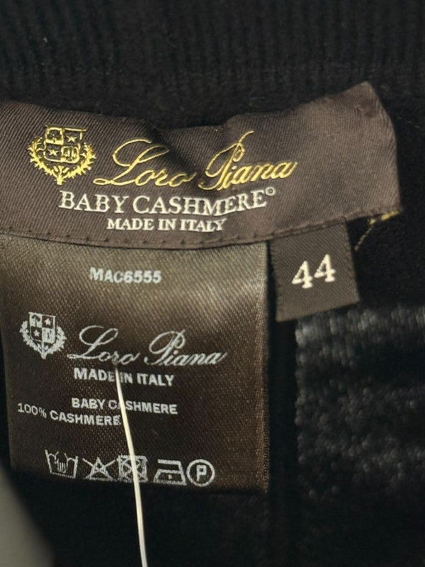 Loro Piana Black Baby Cashmere Lounge Set – Size 44 (Fits Like M/L)