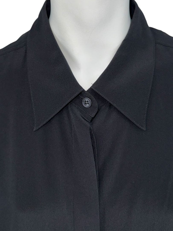 Stella McCartney Black 100% Silk Shirt – Size IT 48