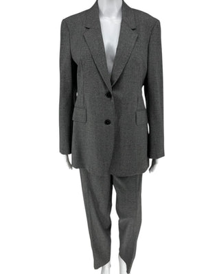 Gabriela Hearst Charcoal 100% Wool Pantsuit – Size 44