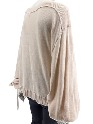 Jil Sander Blush Knit Pullover Sweater – Size S