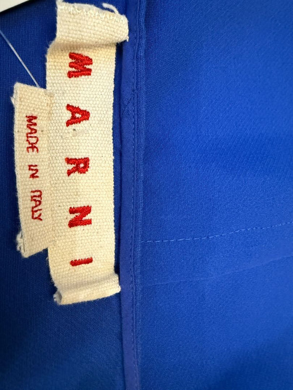 Marni Cobalt Blue Sleeveless Tunic/Blouse – Size IT 44