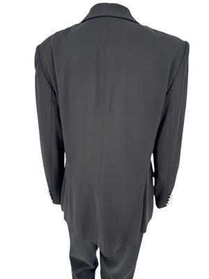 Ralph Lauren Purple Label Black Wool Pant Suit – Size 12